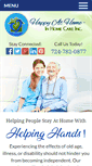 Mobile Screenshot of happyathomeinhomecare.com